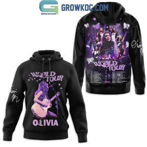 Olivia Rodrigo 2024 Guts World Tour Schedule Hoodie T-Shirt