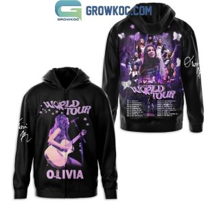 Olivia Rodrigo 2024 Guts World Tour Schedule Hoodie T-Shirt