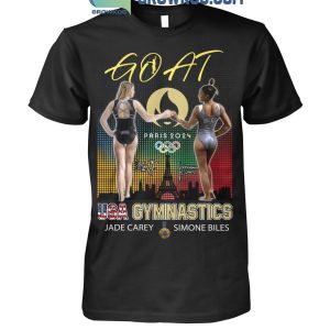 Olympic Paris 2024 Jade Carey And Simone Bile USA Gymnastics T-Shirt