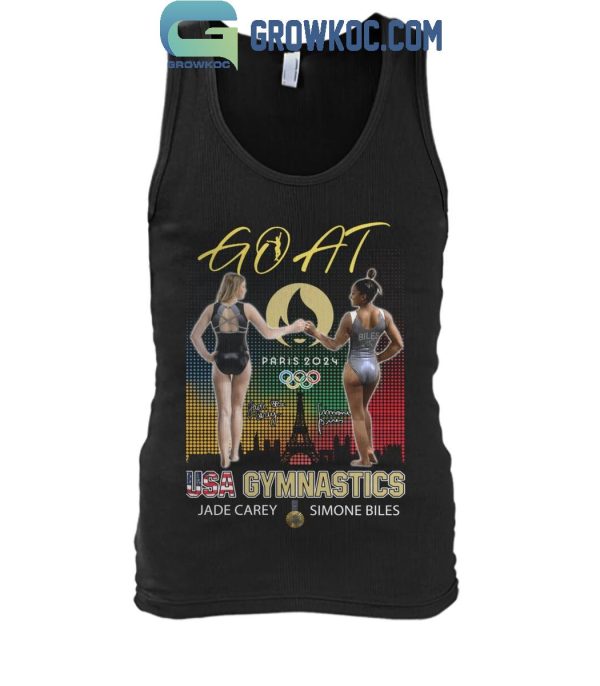 Olympic Paris 2024 Jade Carey And Simone Bile USA Gymnastics T-Shirt