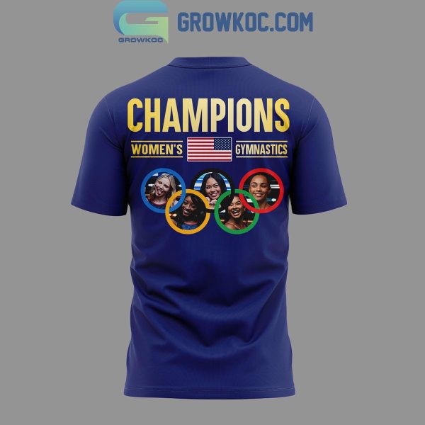 Olympic Paris USA Gymnastics Champions 2024 Hoodie T Shirt