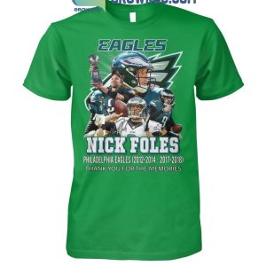 Philadelphia Eagles Nick Foles Thank You For The Memories T-Shirt