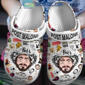 Post Malone Rich And Sad Crocs Clogs