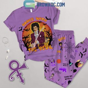 Prince Dance With The Devil Fleece Pajamas Set