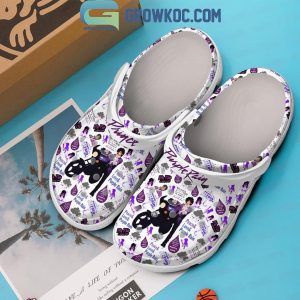 Prince Purple Rain Peace And Love Crocs Clogs