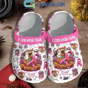 Scooby Doo Faith Over Fear Cancer Fighter In Halloween Crocs Clogs