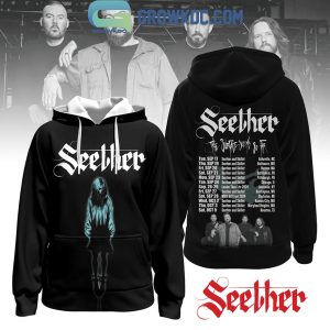 Seether Concert 2024 With Special Guest Shaman Harvest Hoodie T-Shirt