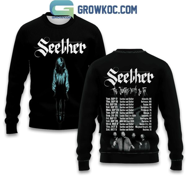 Seether The Surface Seems So Far Tour 2024 Hoodie T-Shirt