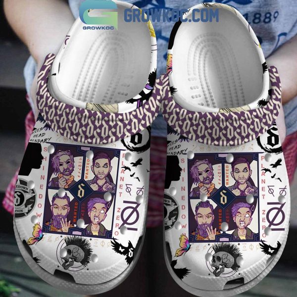 Shinedown Planet Zero 2024 Tour Crocs Clogs