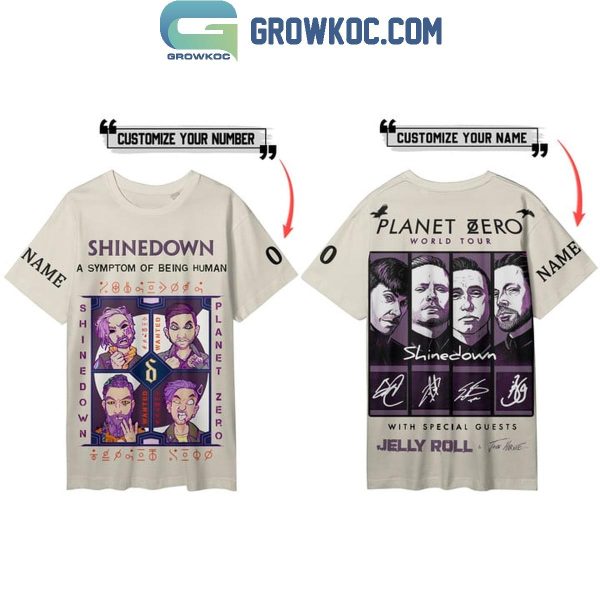 Shinedown Planet Zero World Tour 2024 Personalized Hoodie T Shirt