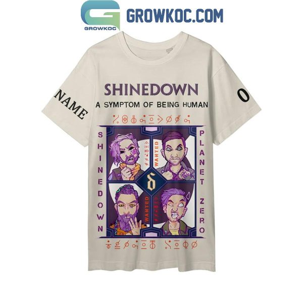 Shinedown Planet Zero World Tour 2024 Personalized Hoodie T Shirt