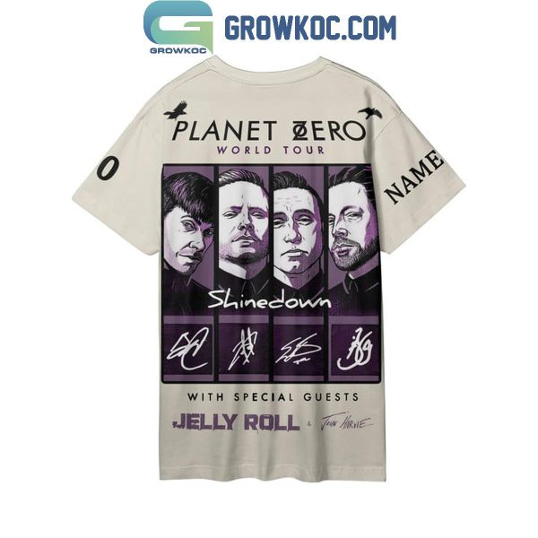 Shinedown Planet Zero World Tour 2024 Personalized Hoodie T Shirt