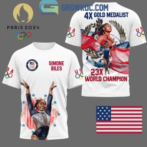 Simone Biles 4X Gold Medalist 23X World Champions Hoodie T Shirt