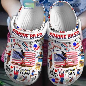 Simone Biles Because I Can Team Simone Crocs Clogs