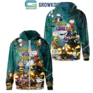 Snoopy Squad Ghouls With Spooky Halloween Hoodie T-Shirt