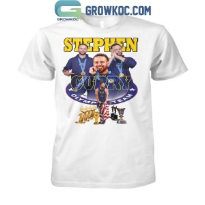 Stephen Curry With Gold Medal In Paris Olympic 2024 T-Shirt