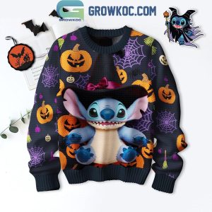 Stitch Happy Halloween Ready To Be Spooky Ugly Sweater