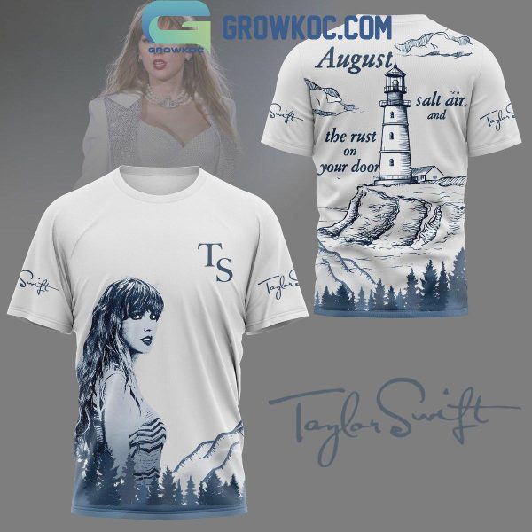 Taylor Swift August Salt Air The Eust On Your Door Hoodie T Shirt