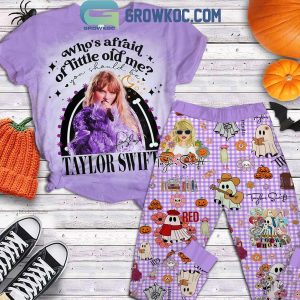 Taylor Swift Halloween Who’s Afraid Of Little Old Me Fleece Pajamas Set