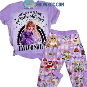 Taylor Swift Halloween Who’s Afraid Of Little Old Me Fleece Pajamas Set