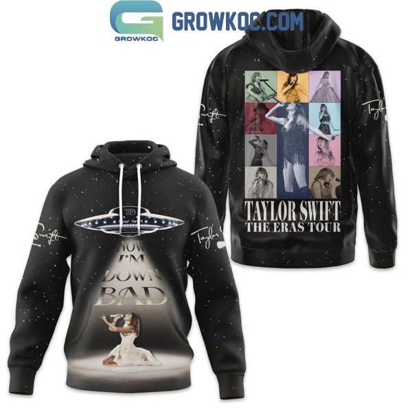 Taylor Swift Now I’m Down Bad Crying In The Eras Tour Hoodie T-Shirt