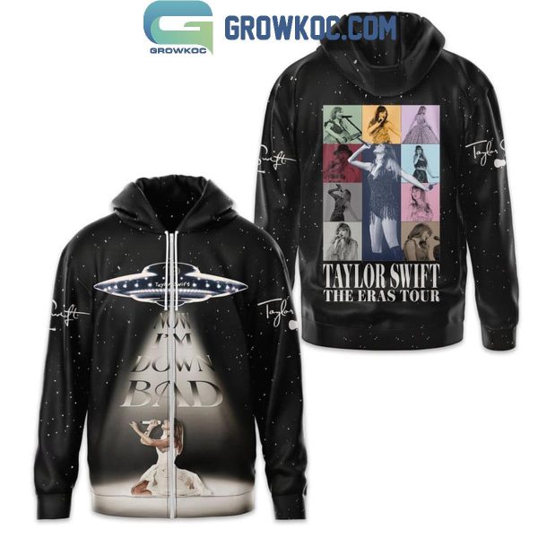 Taylor Swift Now I’m Down Bad Crying In The Eras Tour Hoodie T-Shirt