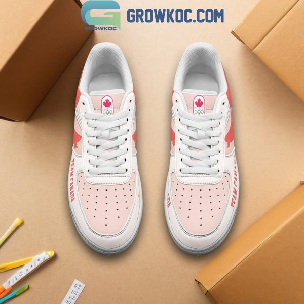 Team Canada Olympic Paris 2024 Celebration Air Force 1 Shoes