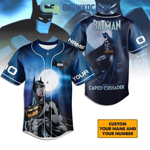 The Cape Crusader 2024 Batman DC Comic Personalized Baseball Jersey