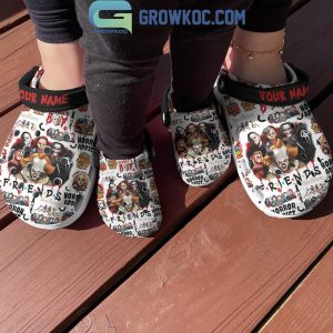 The Halloweens Friends Horror Addict Personalized Crocs Clogs