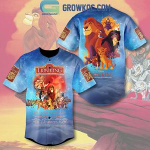 The Lion King 30 Years Of The Memories Since 1994 Baseball Jersey