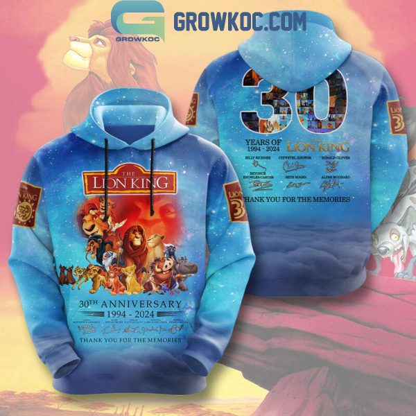 The Lion King 30 Years Of The Memories Since 1994 Hoodie T Shirt