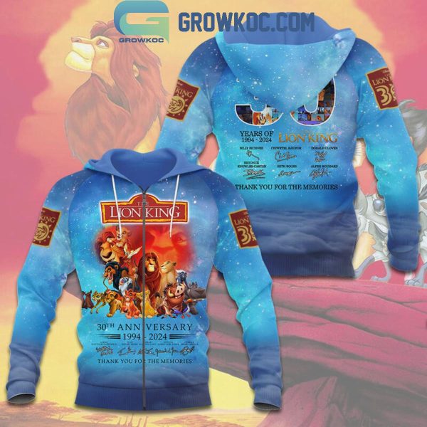 The Lion King 30 Years Of The Memories Since 1994 Hoodie T Shirt