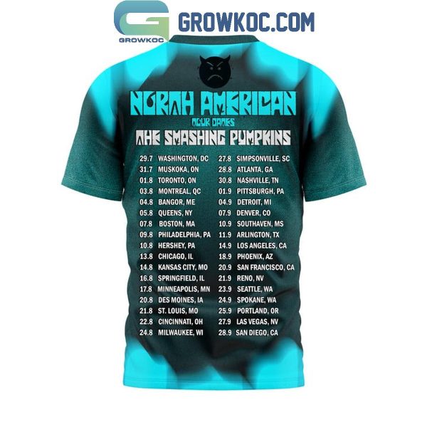 The Smashing Pumpkins North America Tour 2024 Celebrating Hoodie T Shirt