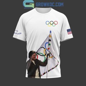 Tom Cruise Olympic Los Angeles 2028 Waving Flag Hoodie T-Shirt