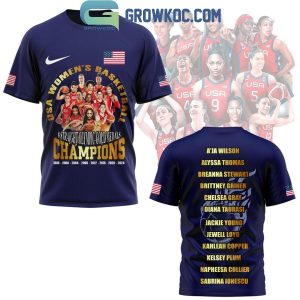 USA Women’s Basketball 8 Straight Olympic Gold Medal 2024 Hoodie T-Shirt