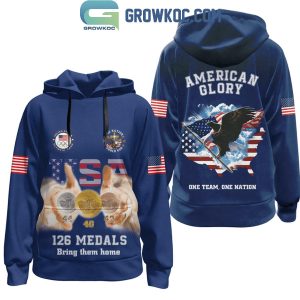 United States Olympic Team American Glory 126 Medals Hoodie T-Shirt