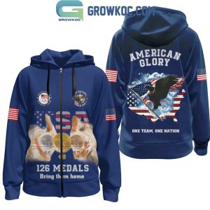 United States Olympic Team American Glory 126 Medals Hoodie T-Shirt