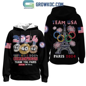 United States Olympic Team Champions Thank You Paris Hoodie T-Shirt