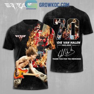 Van Halen 70th Anniversary 1955-2025 Thank You Hoodie T Shirt