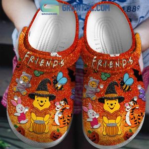 Winnie The Pooh Friends In Halloween Crocs Clogs