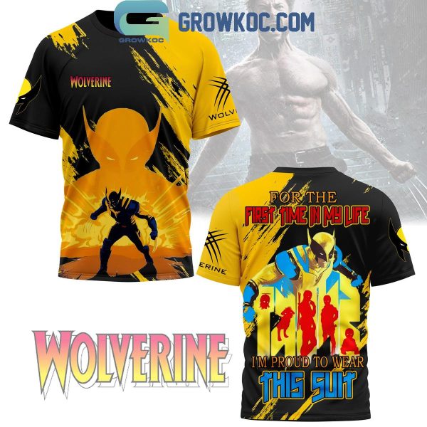 X-Men Wolverine First Time I’m Proud To Wear The Suit Hoodie T Shirt