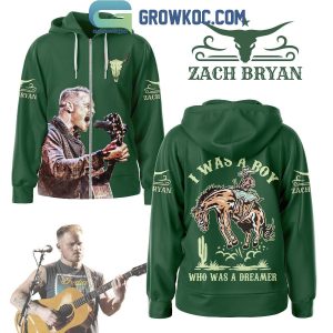 Zach Bryan I Was A Boy Who Was A Dreamer Hoodie T Shirt