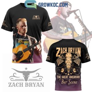 Zach Bryan The Great American Bar Scene Hoodie T Shirt