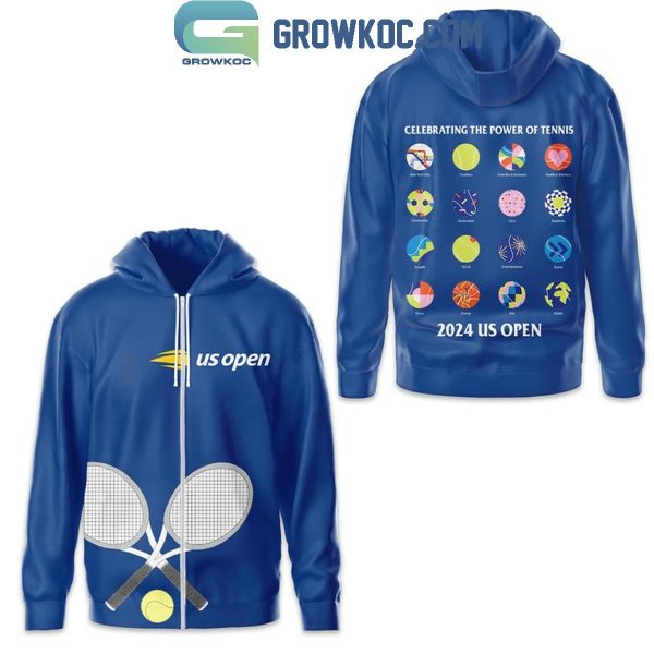 2024 US Open Tennis Power Celebrating Hoodie T-Shirt