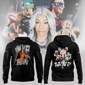 A’ja Wilson WNBA 2024 MVP Las Vegas Aces Basketball Team Hoodie T-Shirt