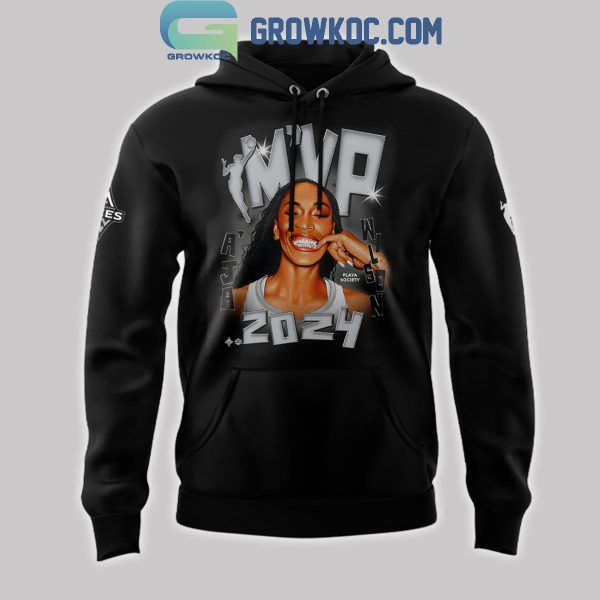 A’ja Wilson WNBA 2024 MVP Las Vegas Aces Basketball Team Hoodie T-Shirt