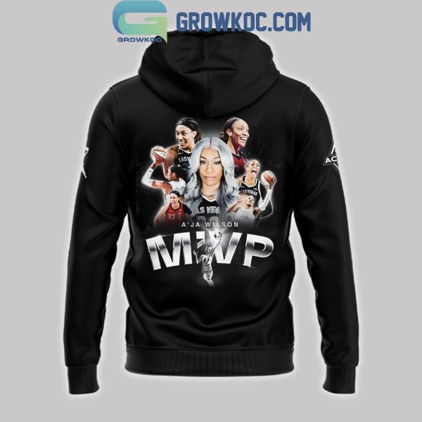 A’ja Wilson WNBA 2024 MVP Las Vegas Aces Basketball Team Hoodie T-Shirt