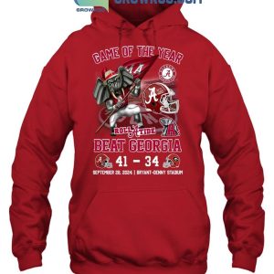 Alabama Crimson Tide Beat Georgia Bulldogs Game Of The Year 2024 T-Shirt