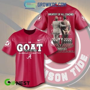 Alabama Crimson Tide Greatest Of All Coaches 2024 Baseball Jersey