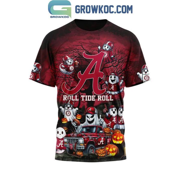 Alabama Crimson Tide Roll Tide Roll Halloween Ghost Story Hoodie T-Shirt